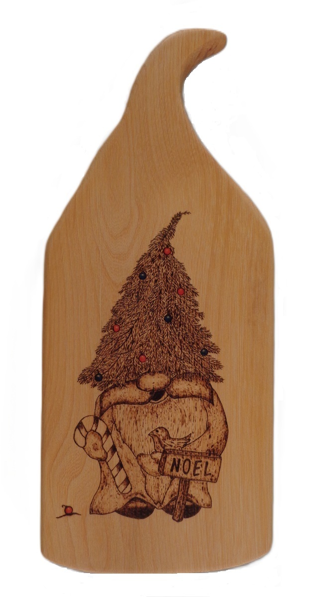 gnome with festive hat